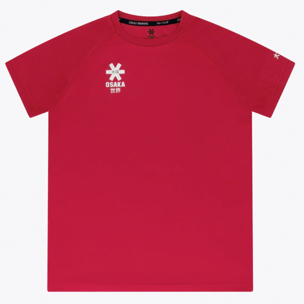 Tee shirt d'entrainement ROUGE junior floqué