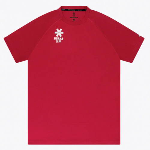 Tee shirt d'entrainement ROUGE adulte floqué
